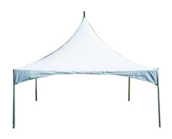 20x20 High Peak Frame Tent Package (Garden Chairs)